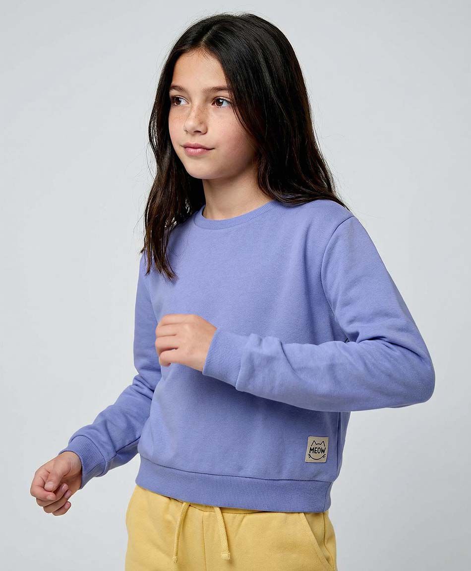 Poler&oacute;n ni&ntilde;a b&aacute;sico lila