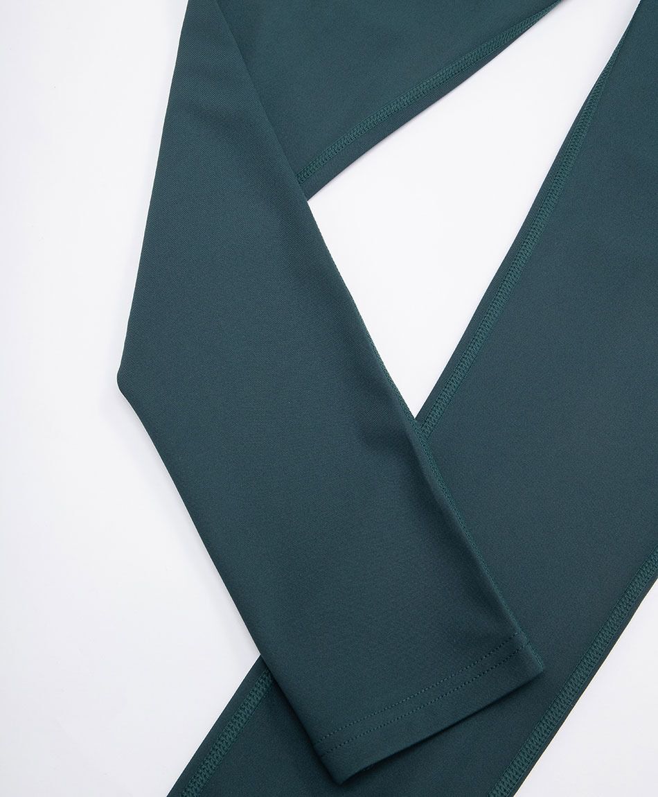 Calza deportiva mujer lisa dark green