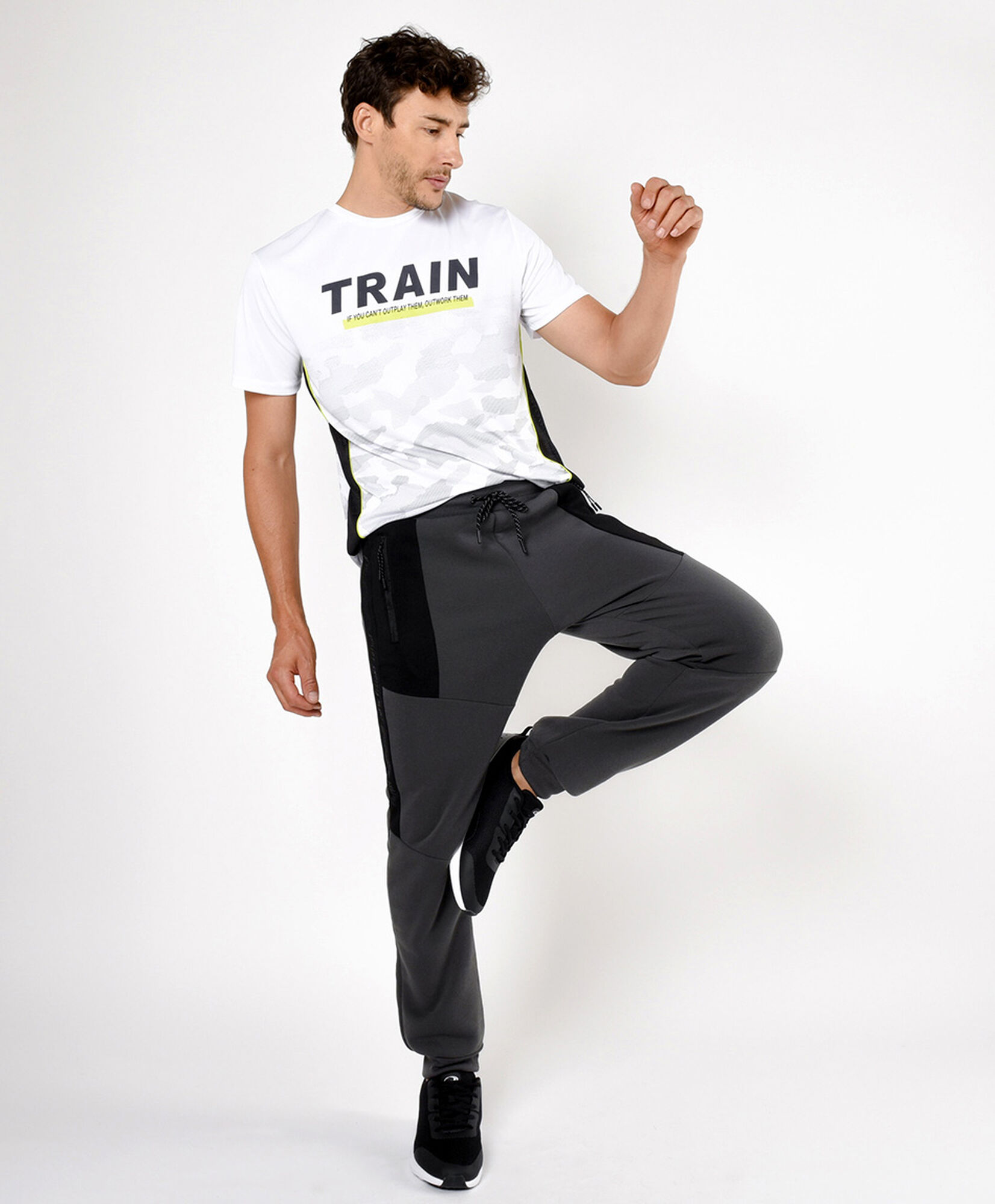 Pantalón de buzo hombre costuras Pantalón de buzo hombre costuras