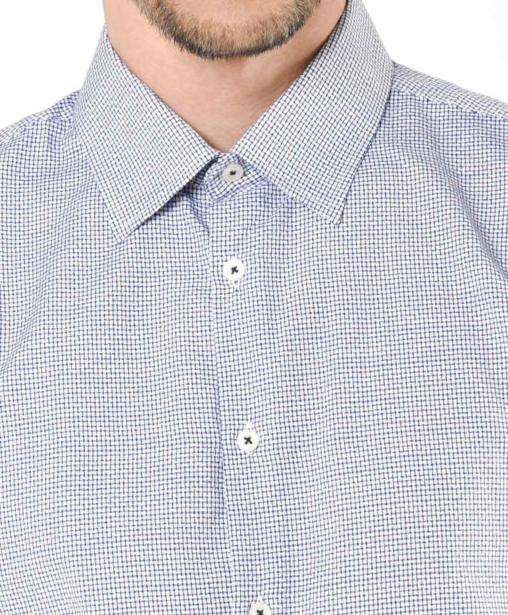 Camisa hombre mini cuadros Camisa hombre mini cuadros