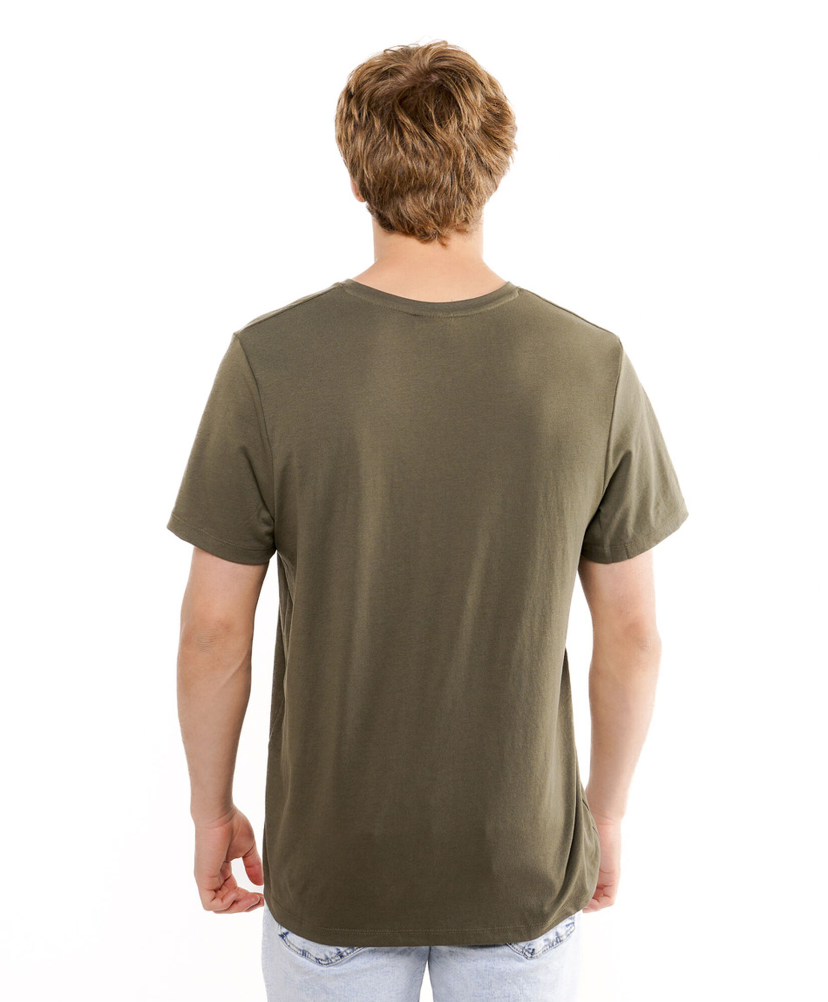 Polera hombre estampado planta zapato Polera hombre estampado planta zapato