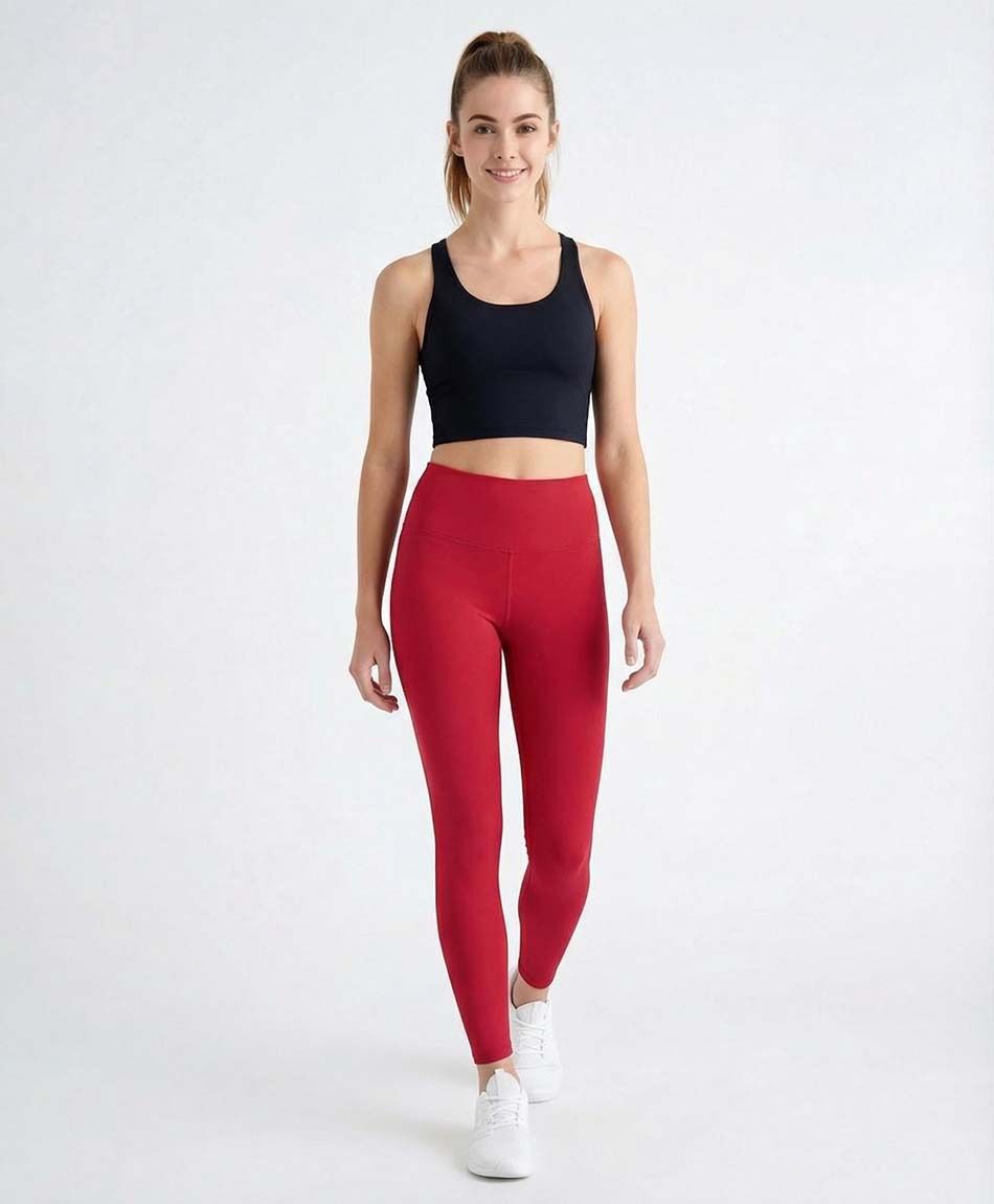 Calza deportiva mujer rojo