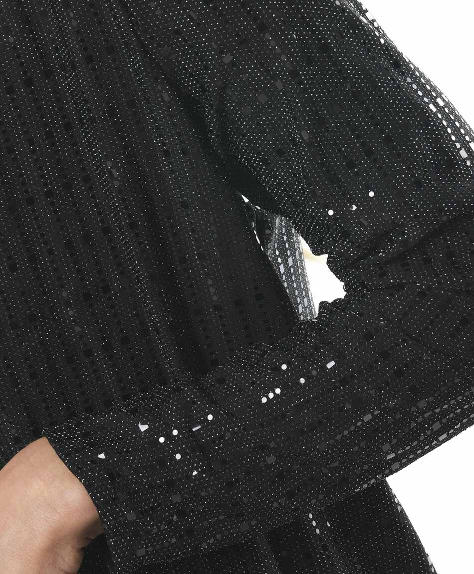 Tapado mujer brillante