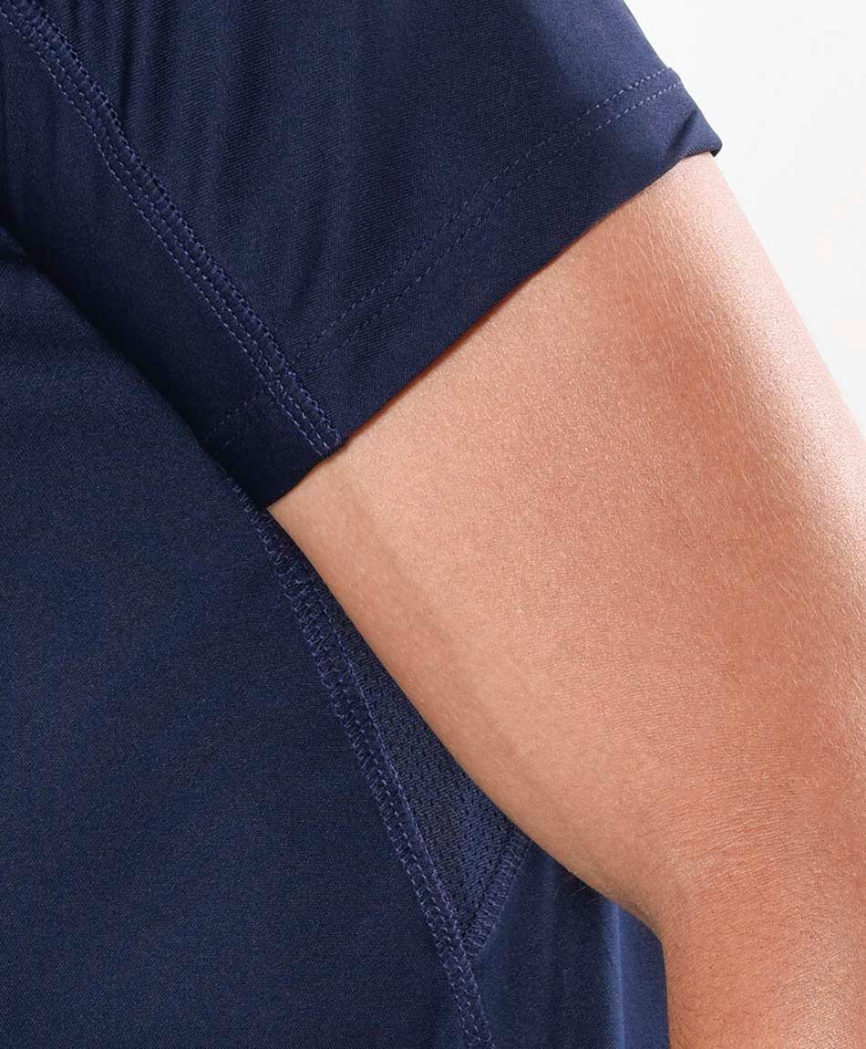 Polera deportiva hombre running lisa