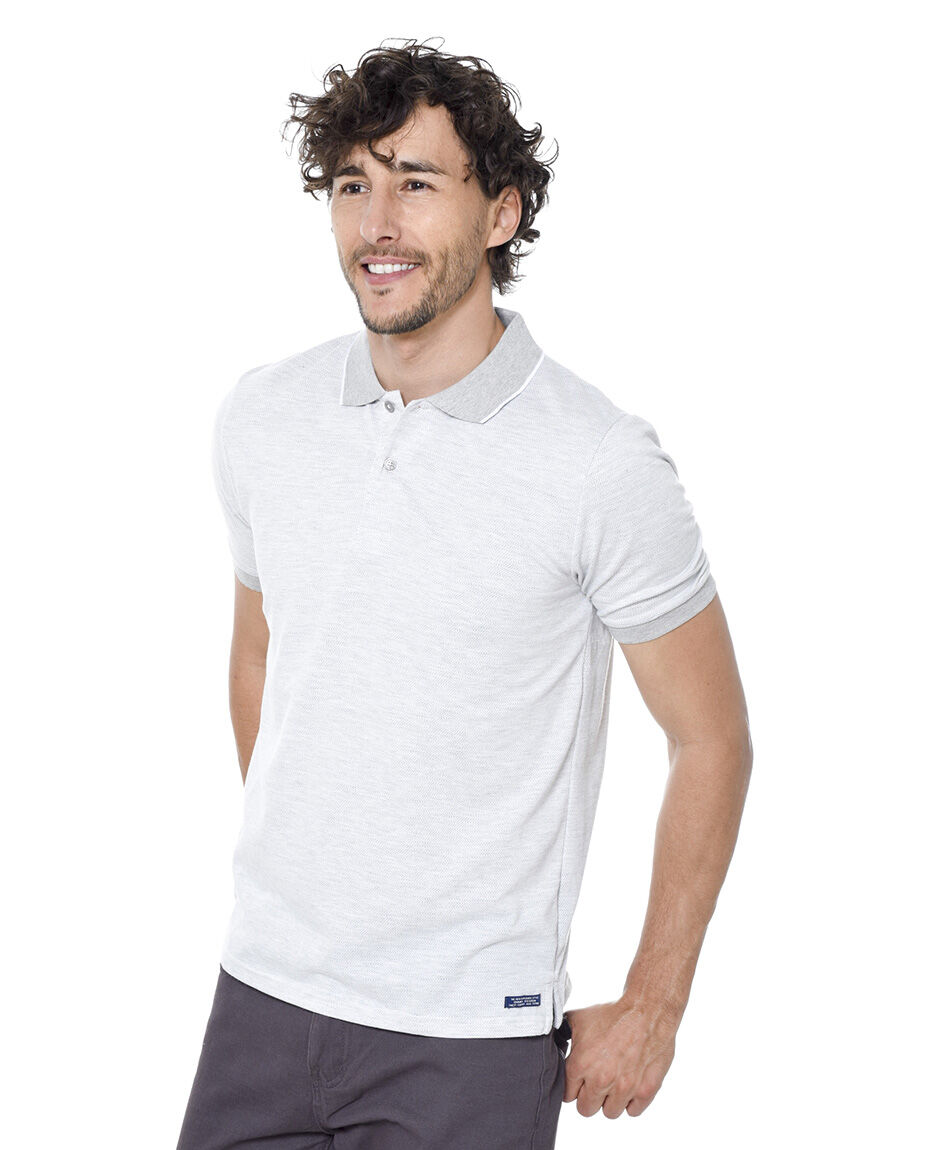 Polera cuello polo