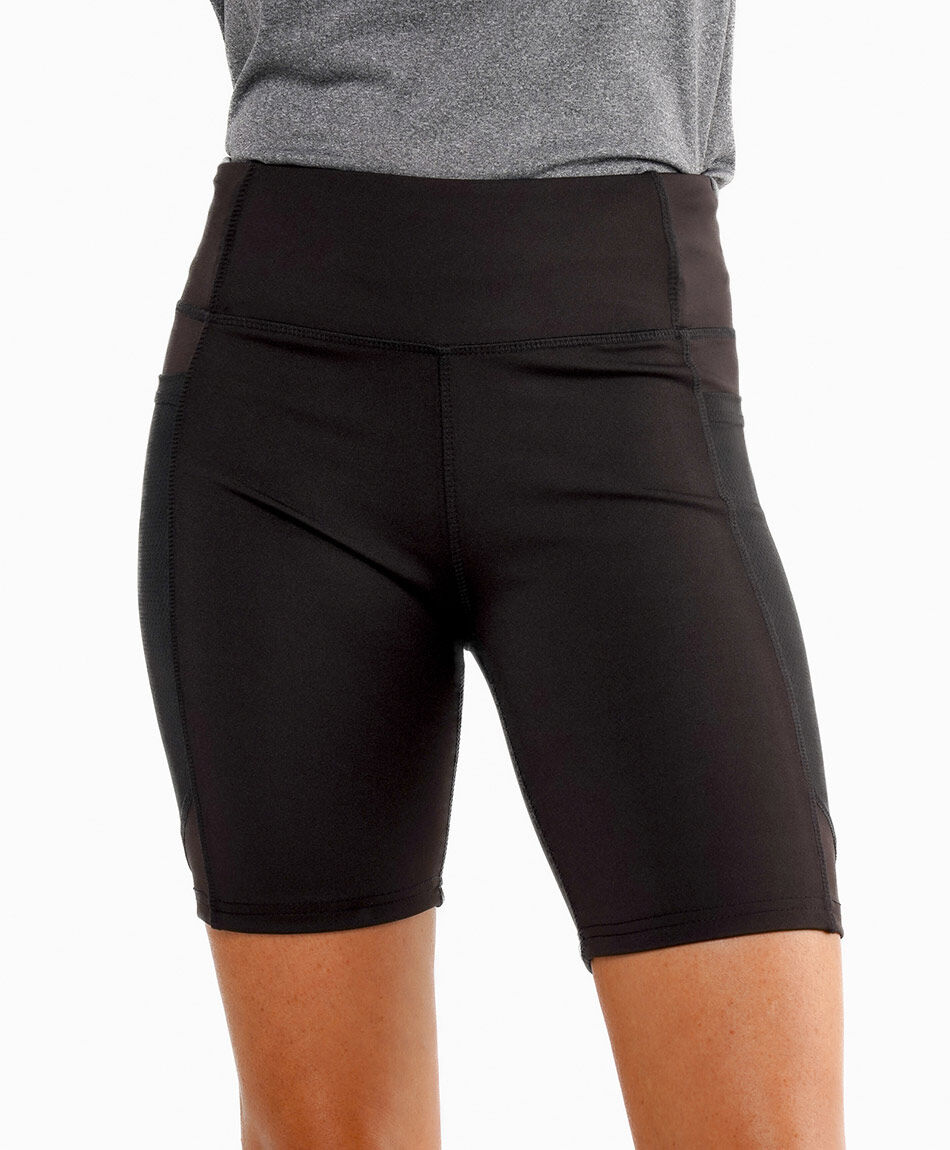 Short deportivo mujer bolsillos grey