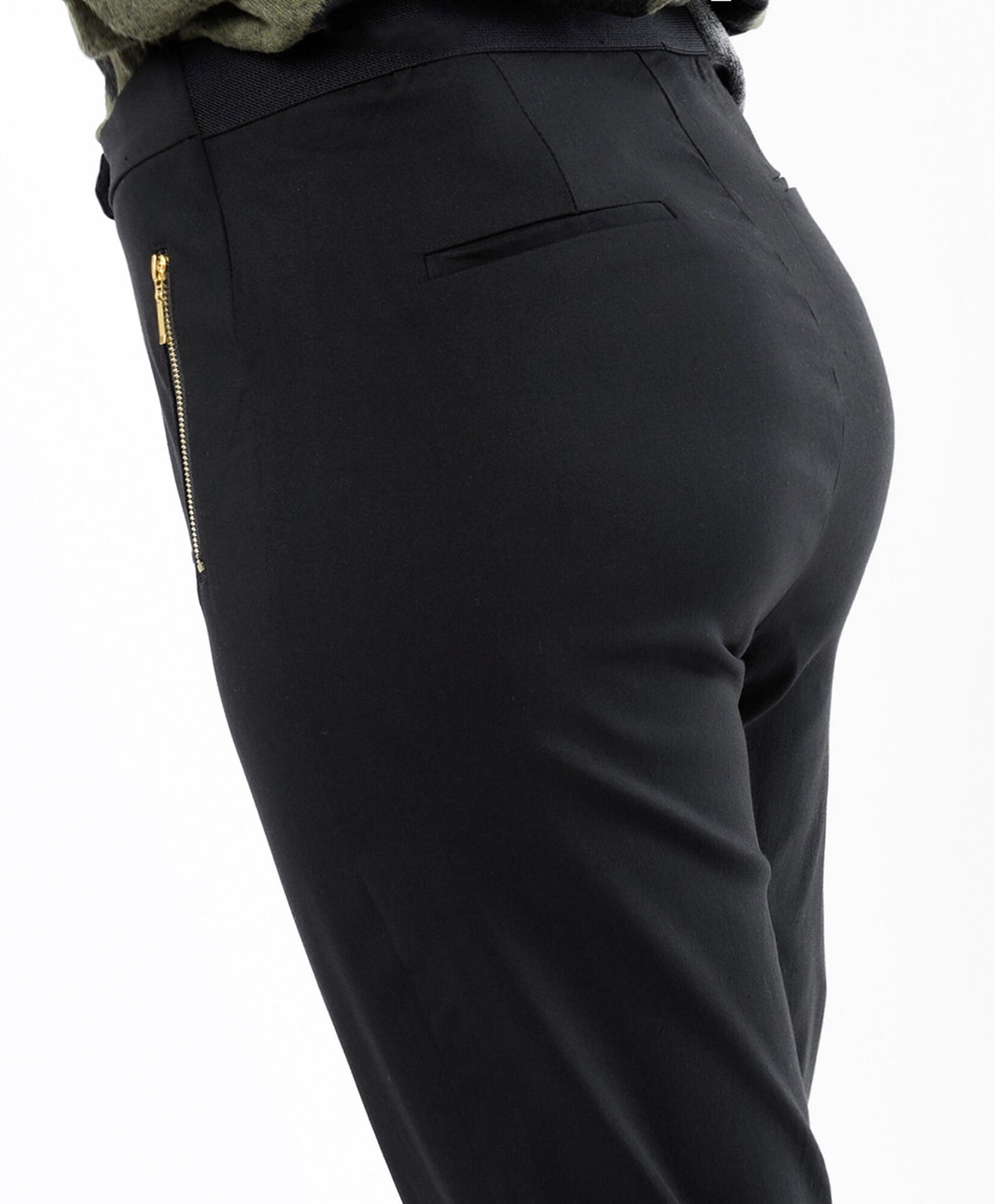 Pantalón mujer botones y cierres Pantalón mujer botones y cierres
