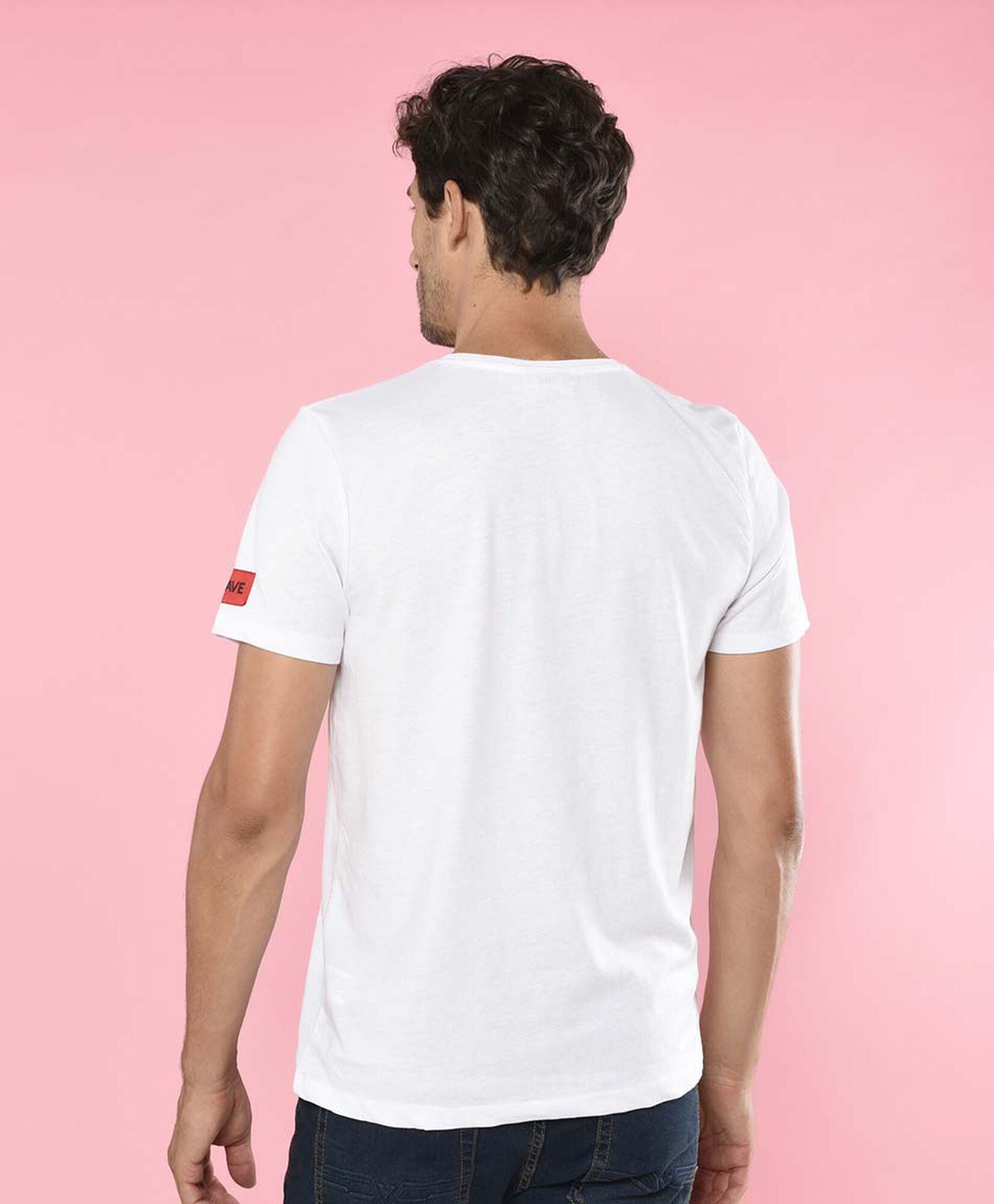 Polera hombre estampado perro Polera hombre estampado perro