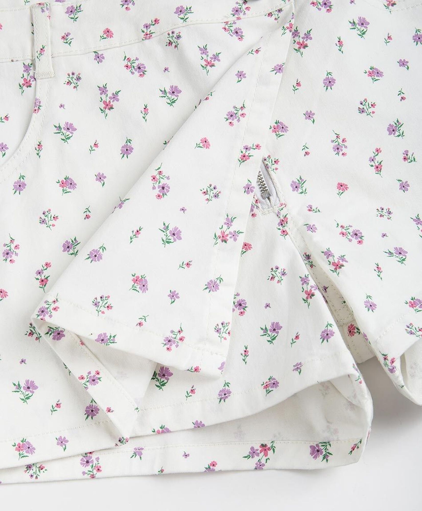 Short niña falda mini flores Short niña falda mini flores