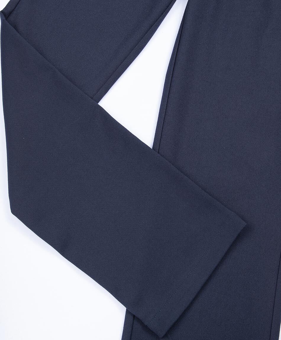 Pantal&oacute;n escolar de tela azul