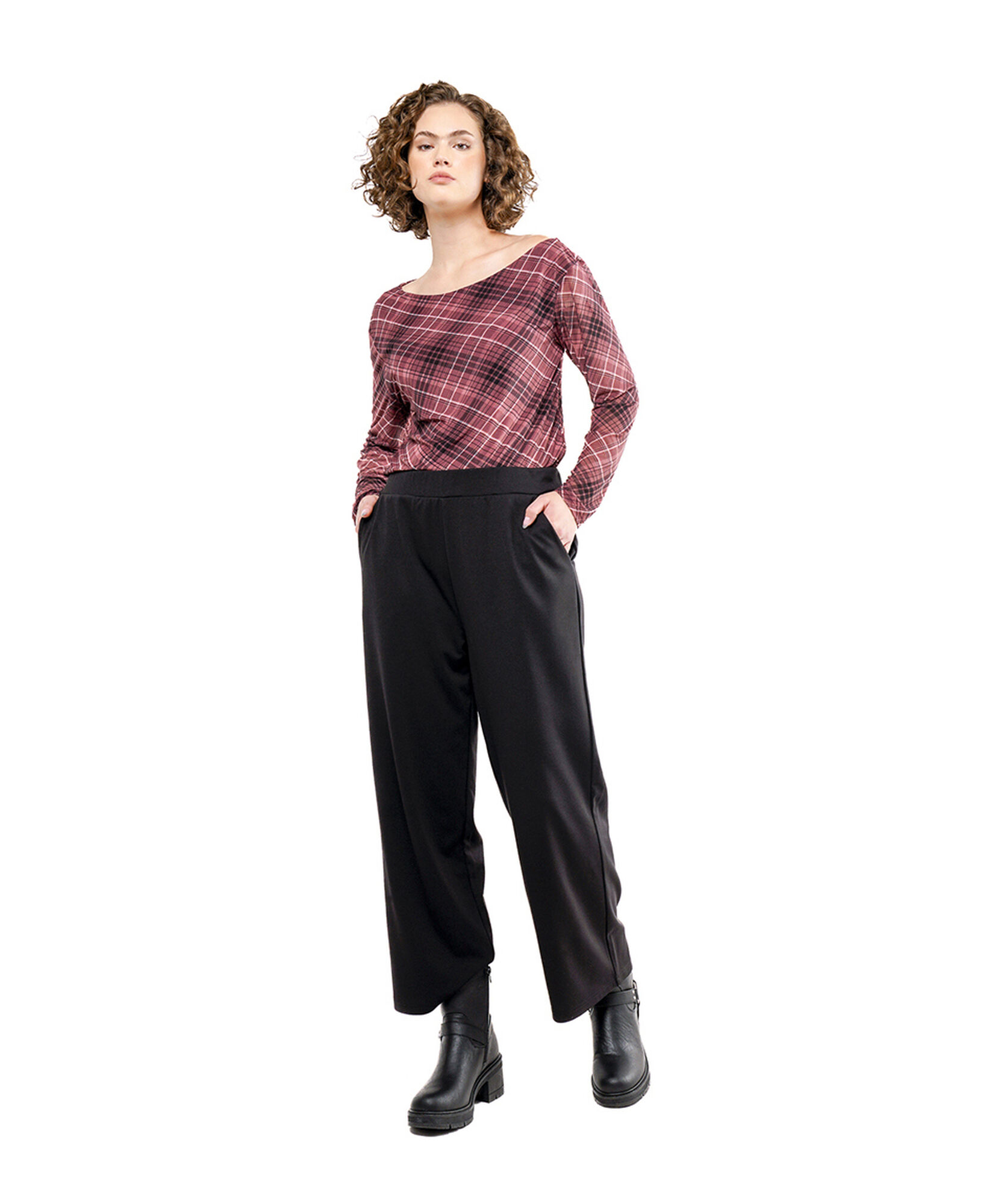 Pantalón mujer liso negro Pantalón mujer liso negro
