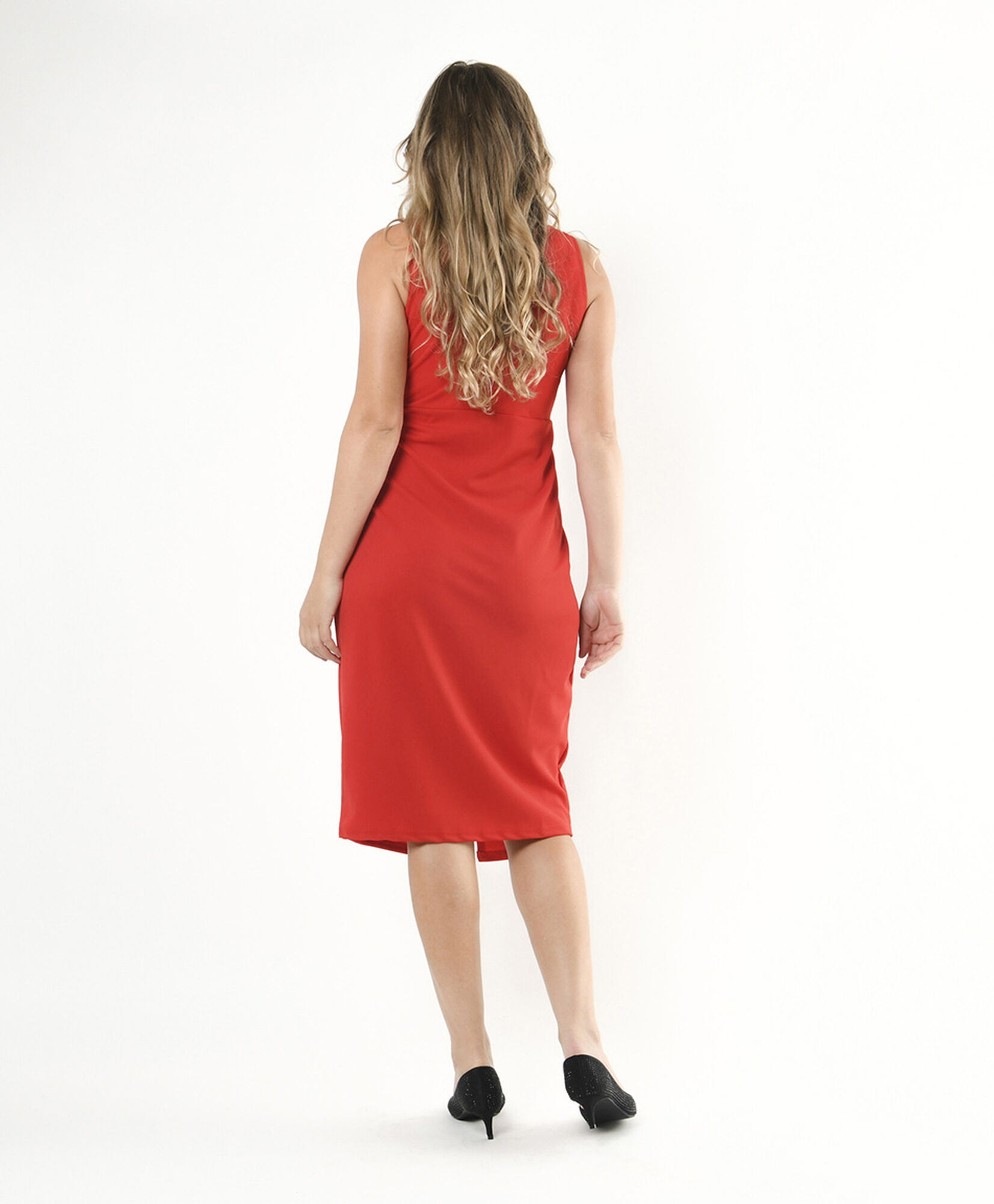 Vestido mujer costado recogido Vestido mujer costado recogido