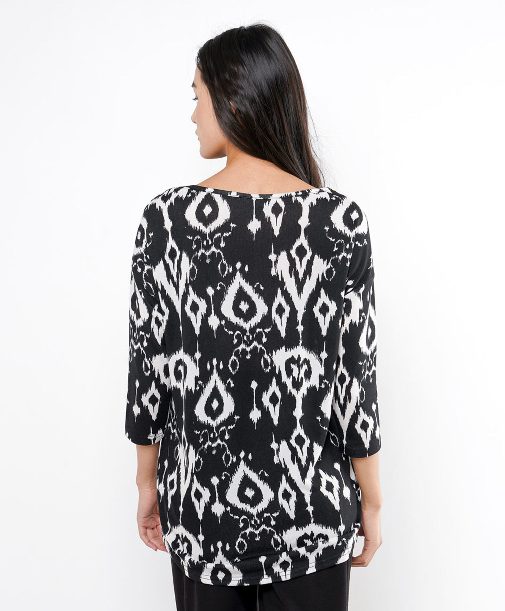 Polera mujer print lanosa Polera mujer print lanosa