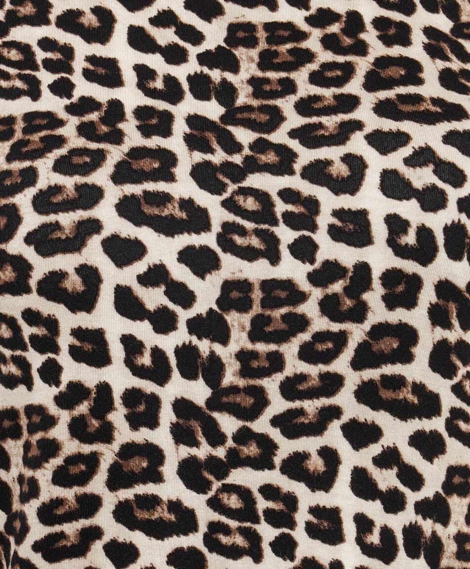 Polera mujer animal print leopardo