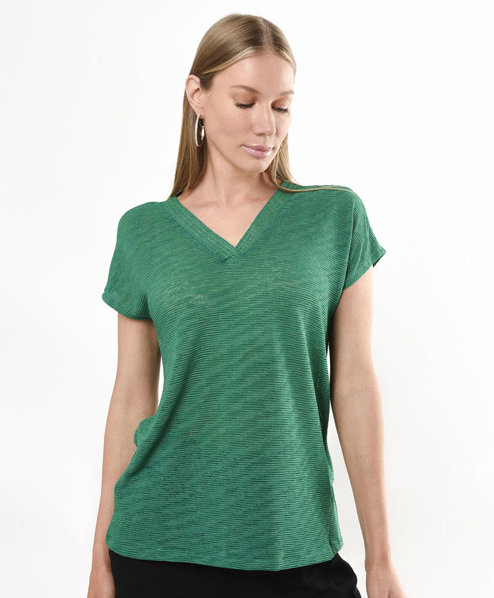 Polera mujer cuello gold Polera mujer cuello gold