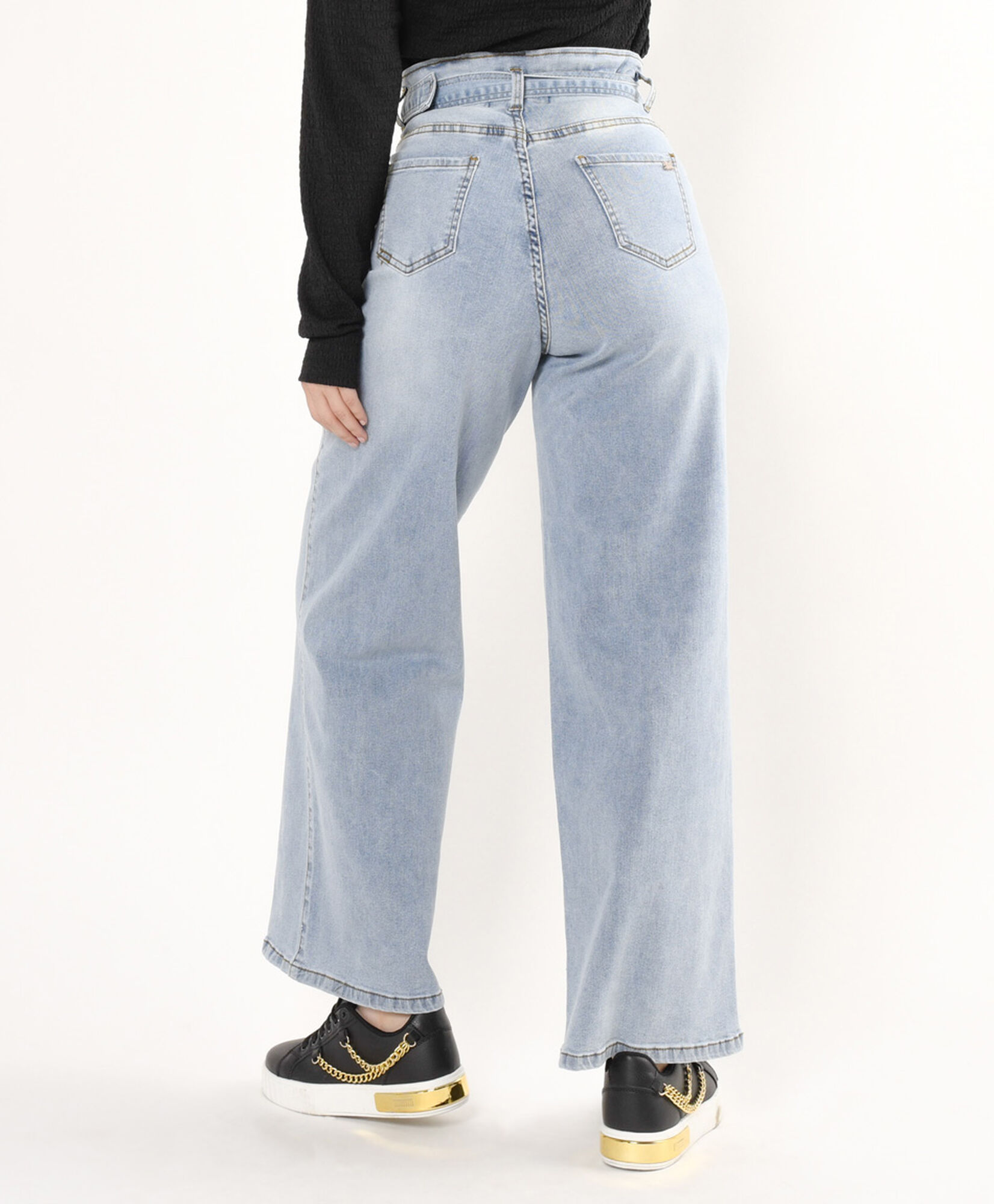Jeans mujer cinturón wide Jeans mujer cinturón wide