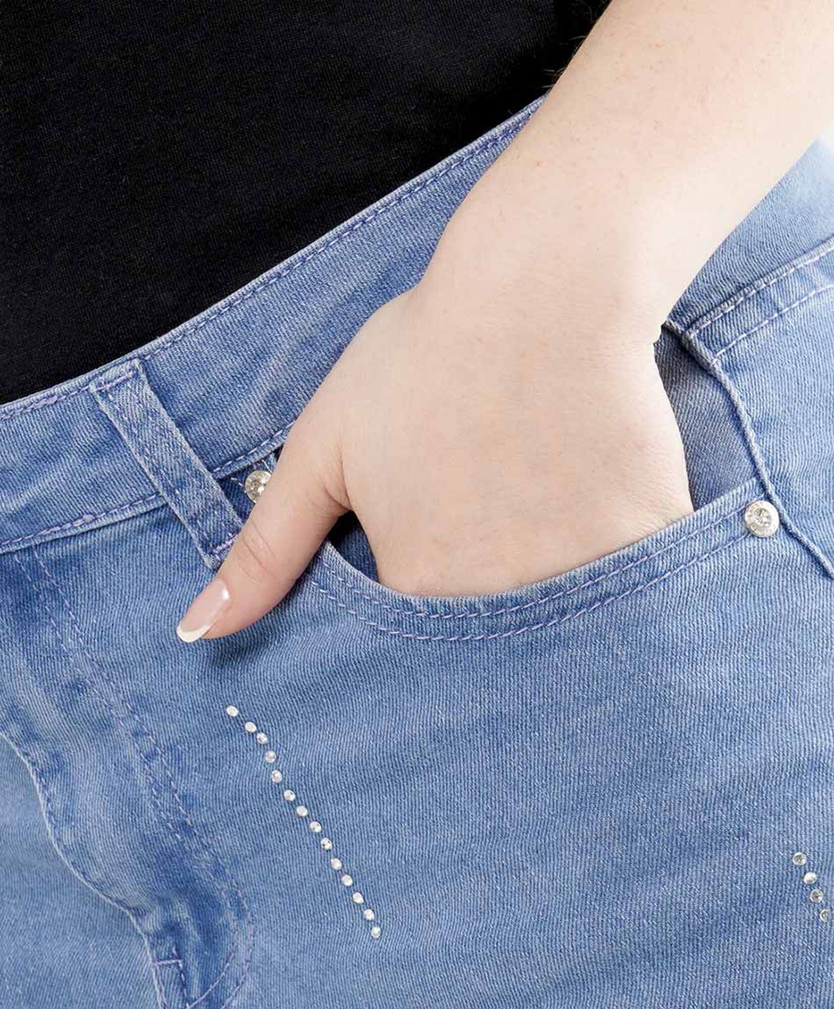 Jeans mujer brillos wide Jeans mujer brillos wide
