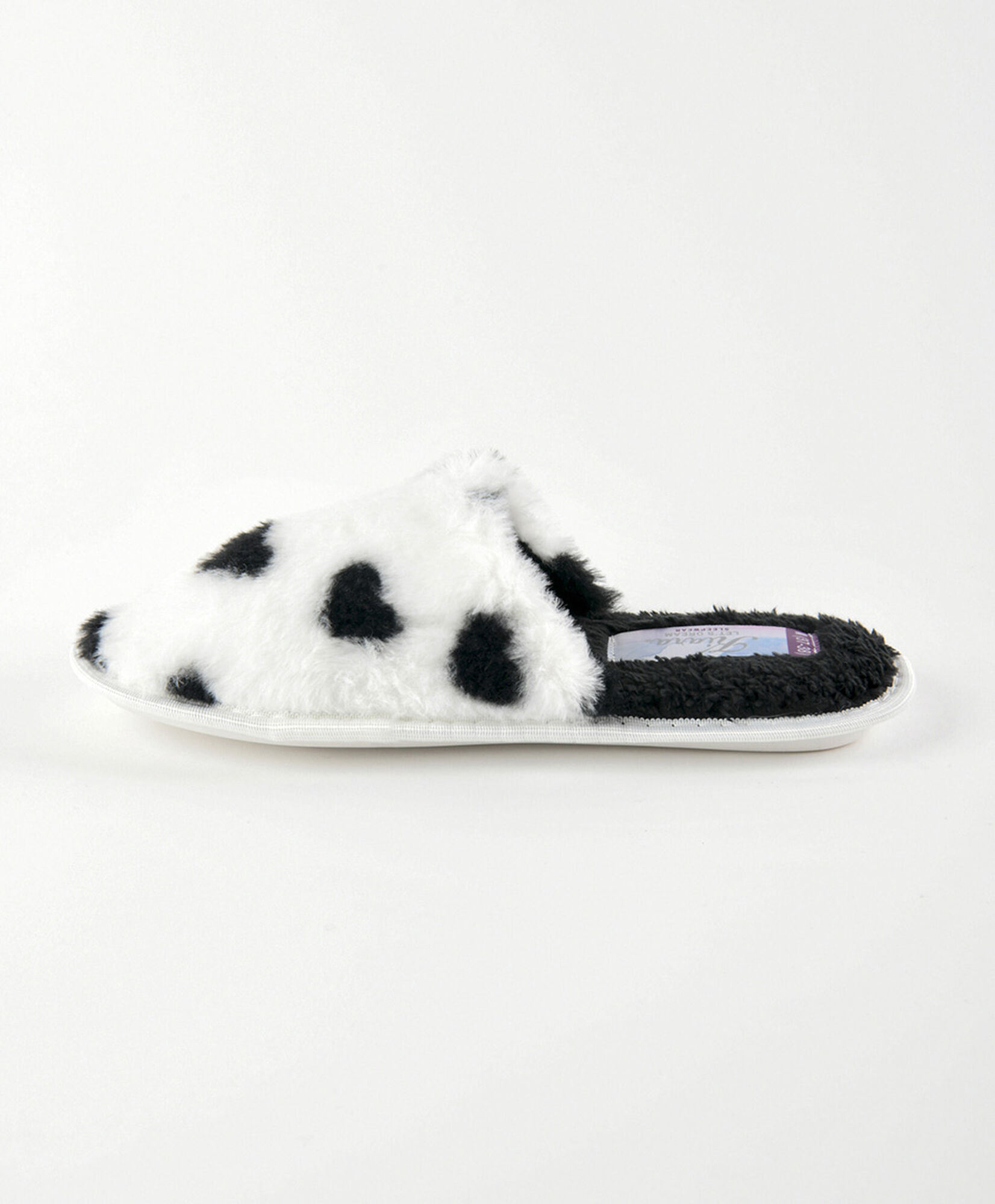 Pantufla mujer corazones pelitos Pantufla mujer corazones pelitos