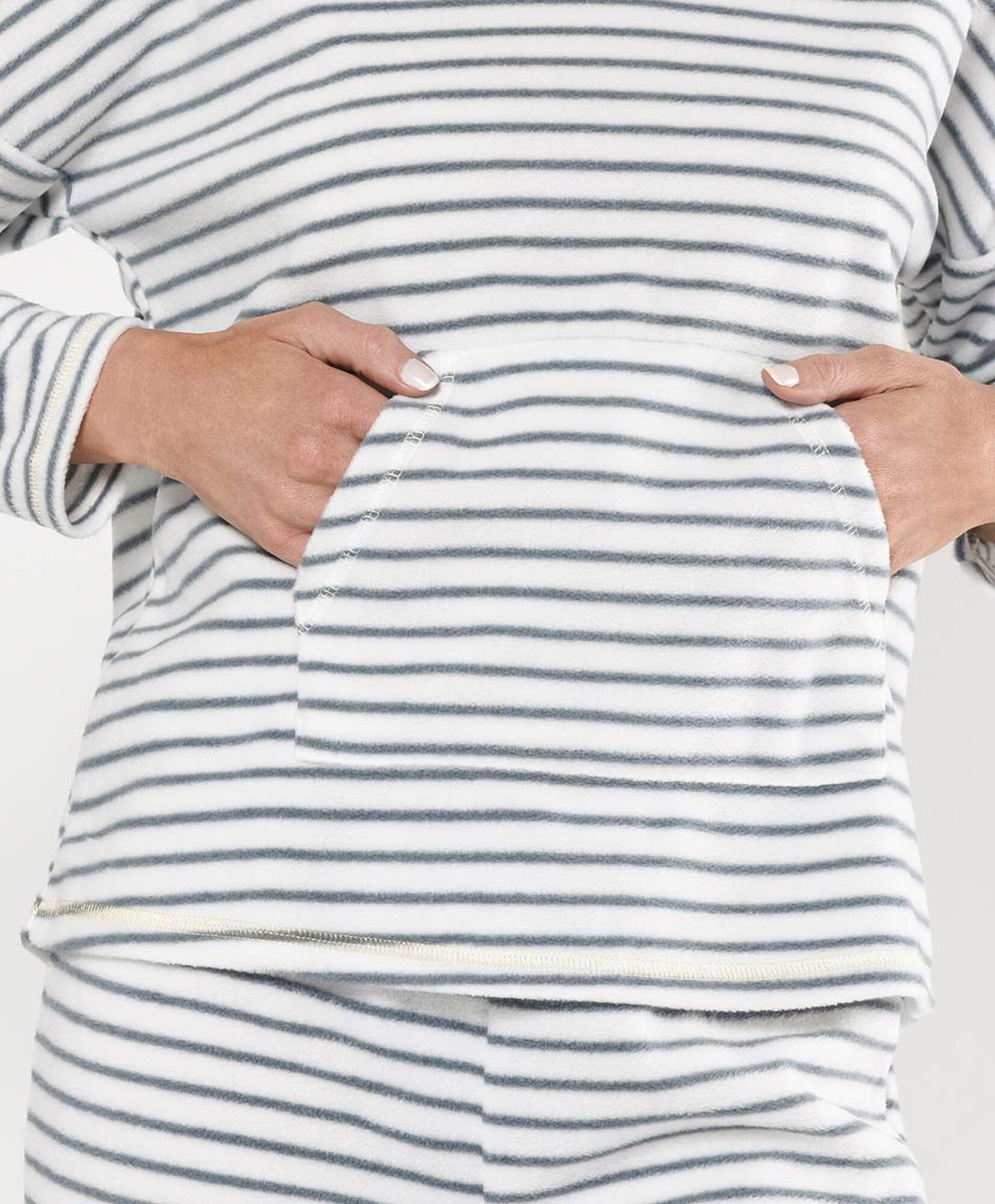 Pijama mujer polar líneas 2 piezas Pijama mujer polar líneas 2 piezas