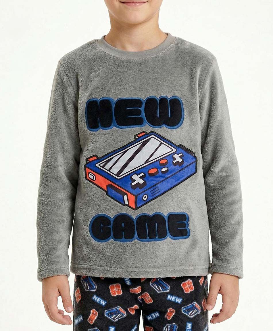 Pijama ni&ntilde;o estampado new game