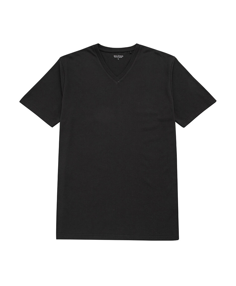 Camiseta hombre manga corta negra