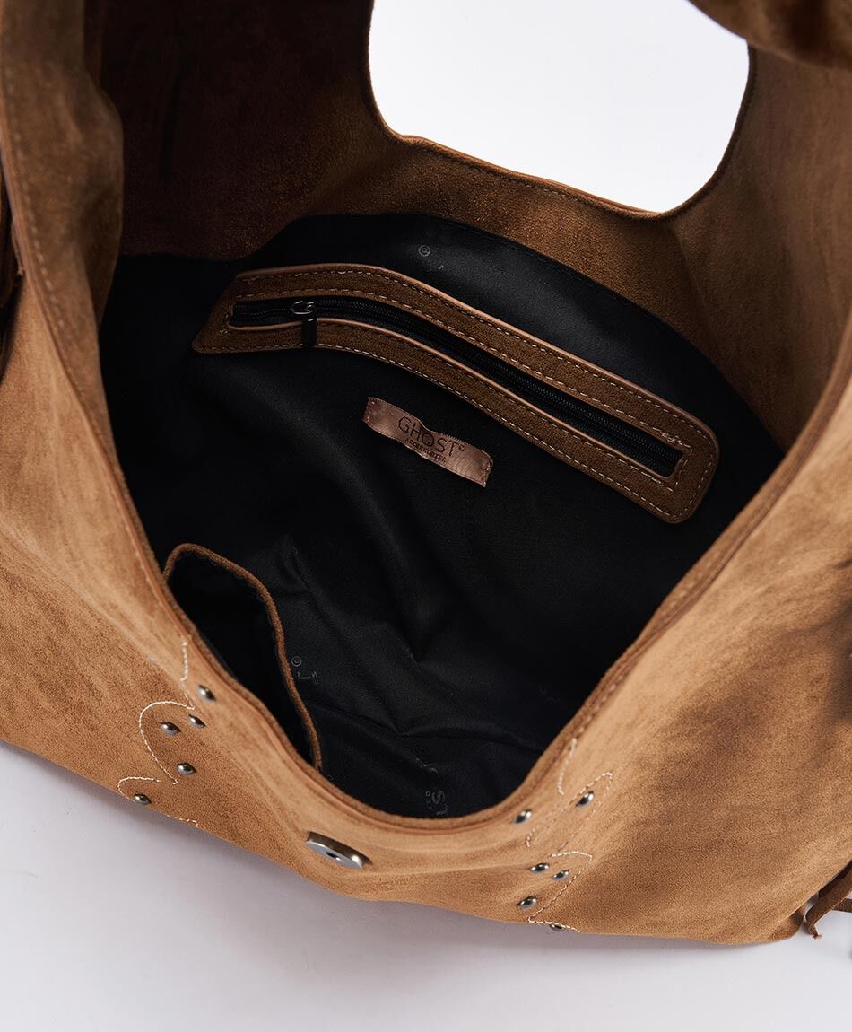 Bolso mujer flecos