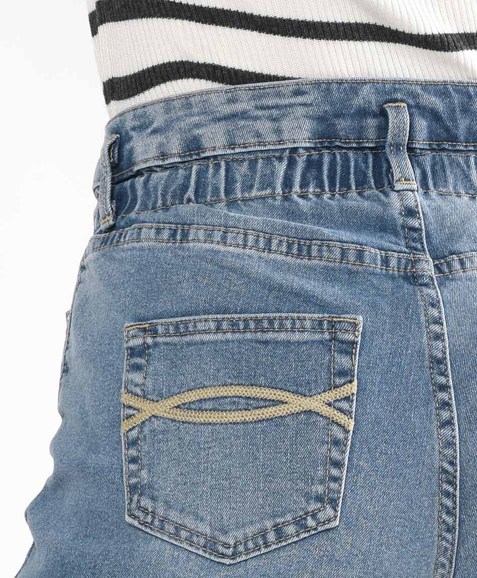 Jeans mujer cintura elasticada Jeans mujer cintura elasticada