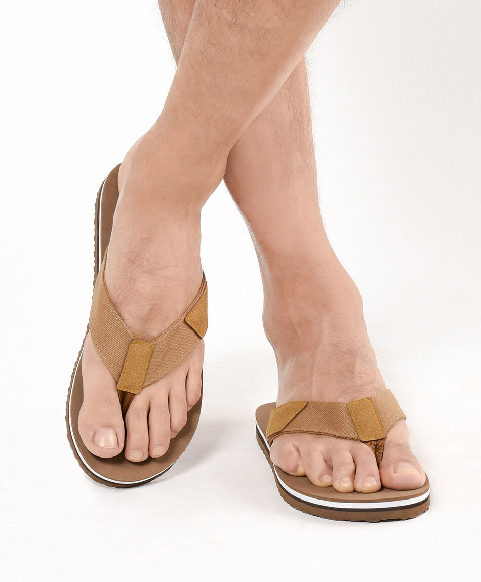 Sandalia hombre cuerina