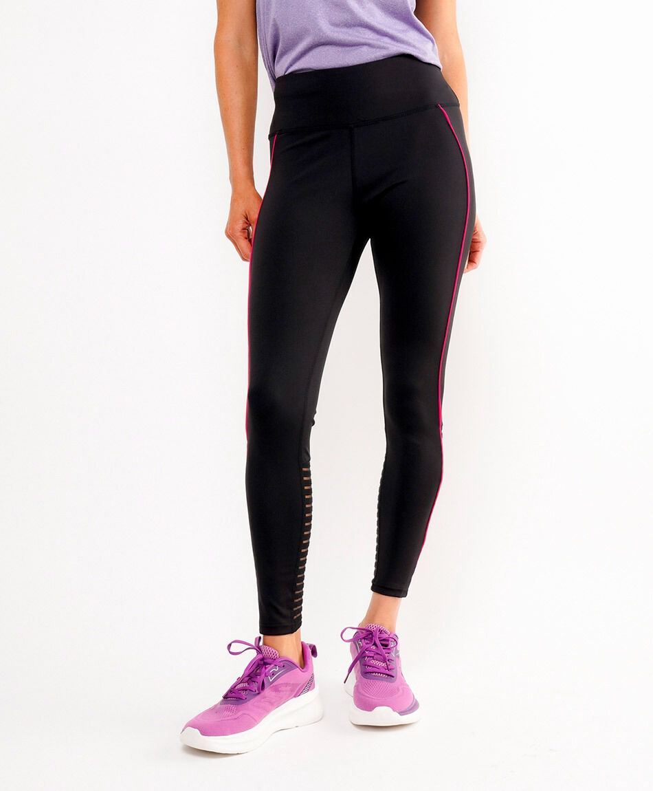 Calza deportiva mujer linea fucsia