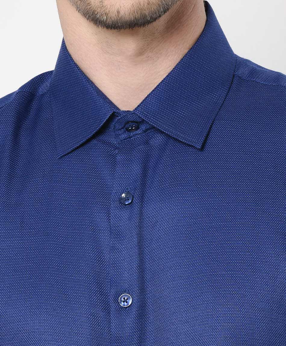 Camisa hombre grabados manga larga