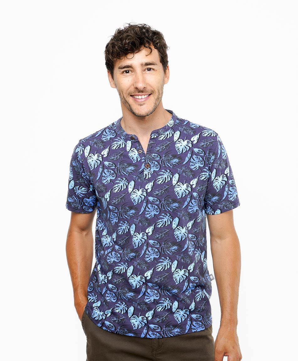 Polera hombre tropical