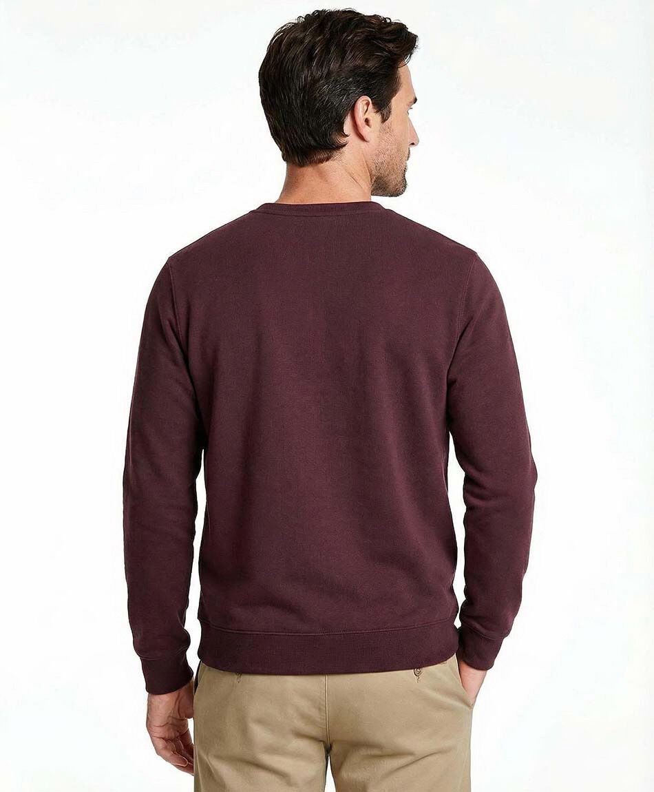 Poler&oacute;n hombre cuello redondo b&aacute;sico