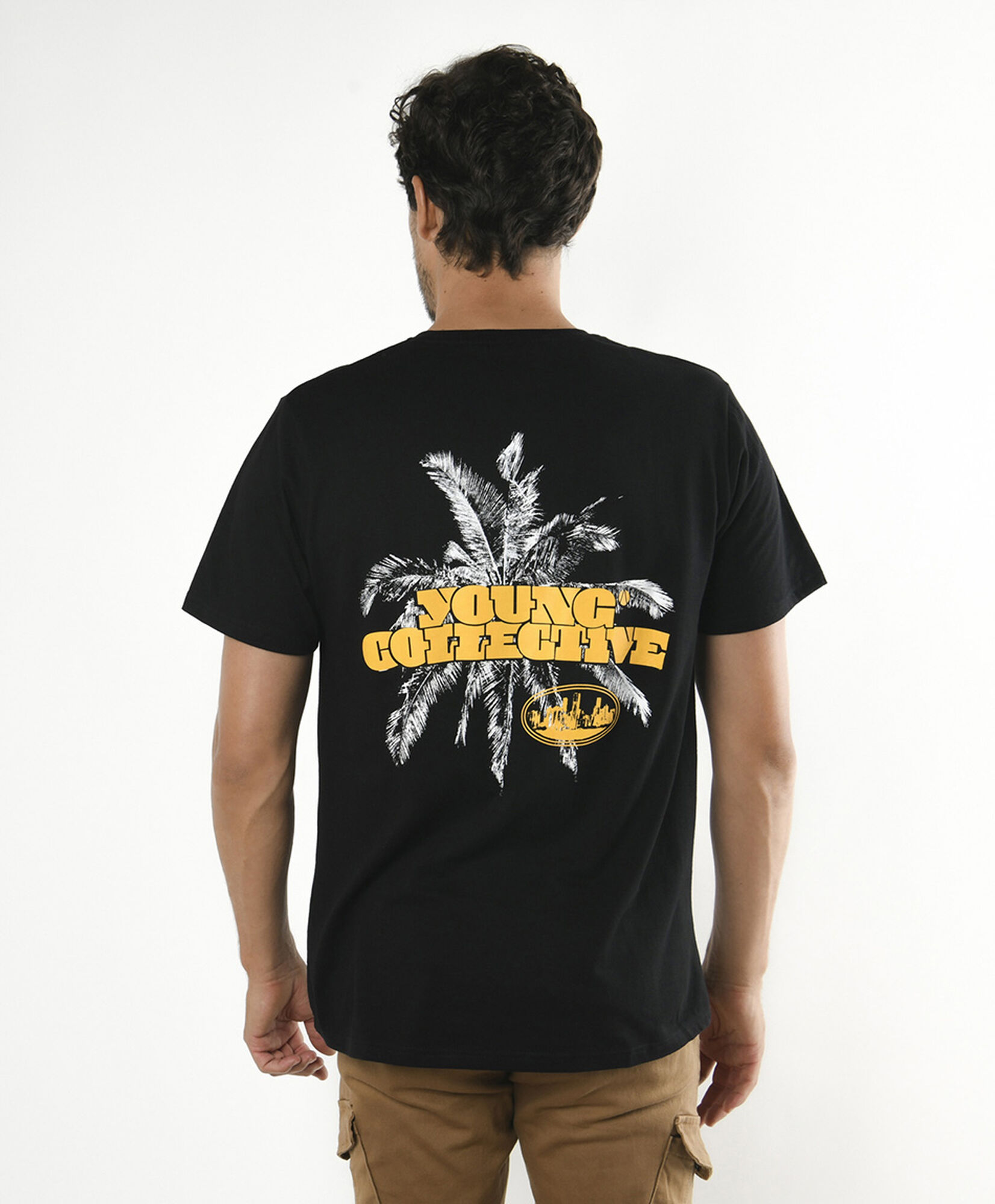 Polera hombre doble estampado young Polera hombre doble estampado young