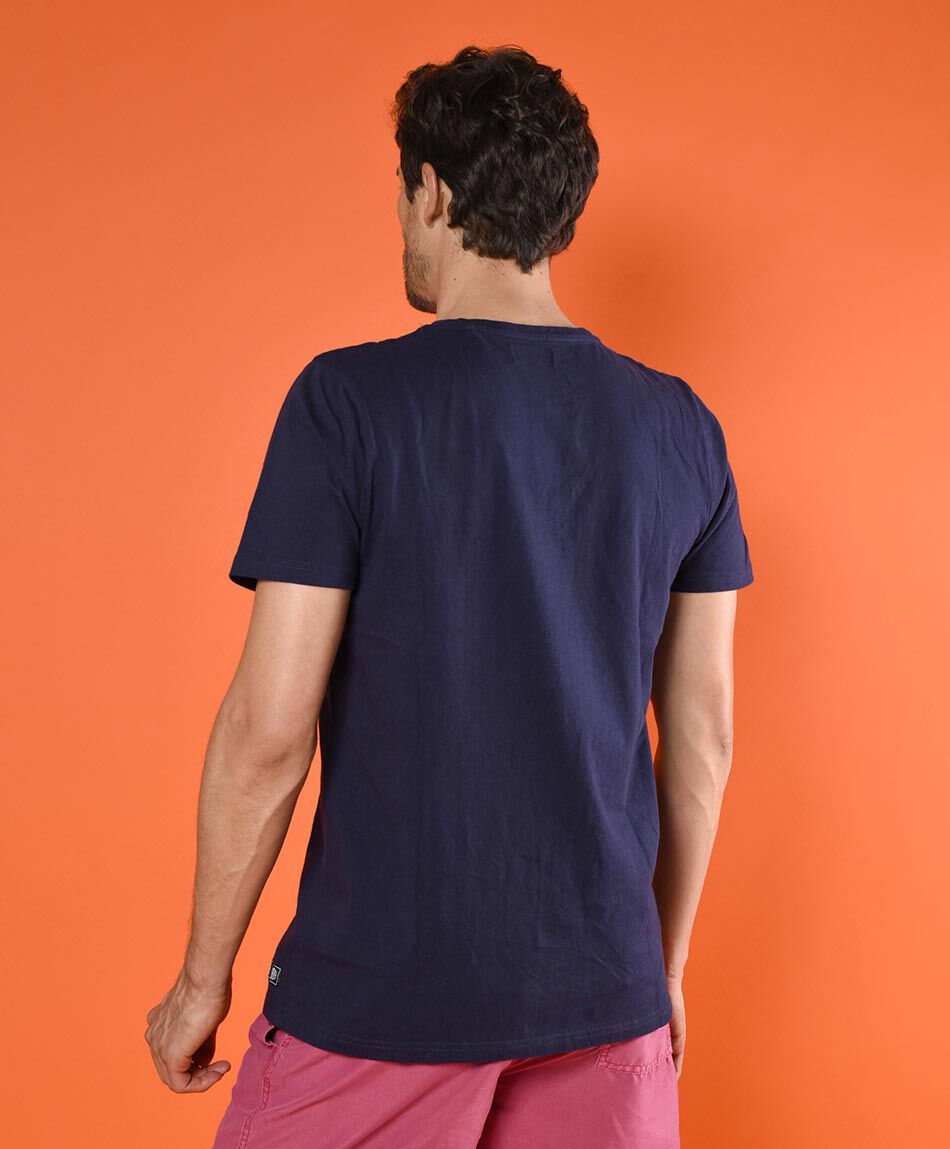 Polera manga corta cuello redondo