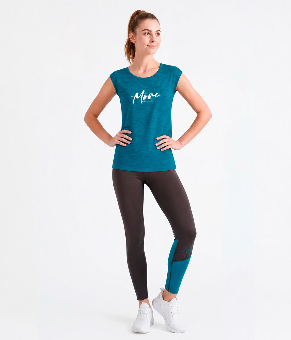 Calza deportiva mujer bicolor