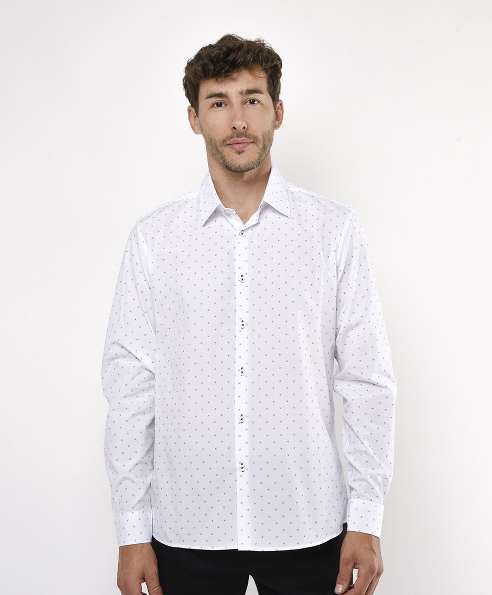 Camisa hombre mini print Camisa hombre mini print