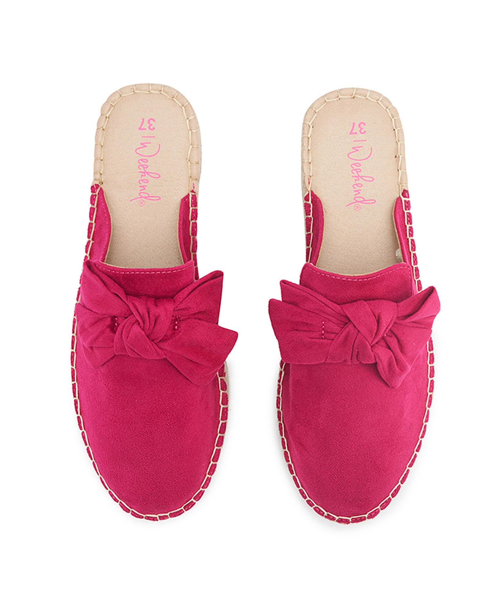 Zapato mujer rafia fucsia Zapato mujer rafia fucsia