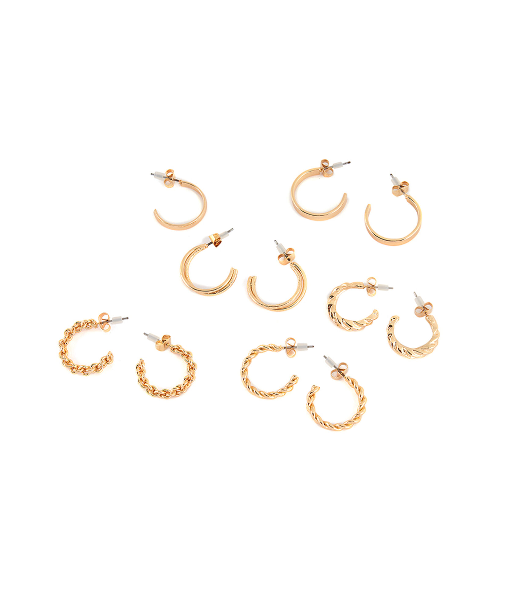 Set 6 aros mujer argollas Set 6 aros mujer argollas