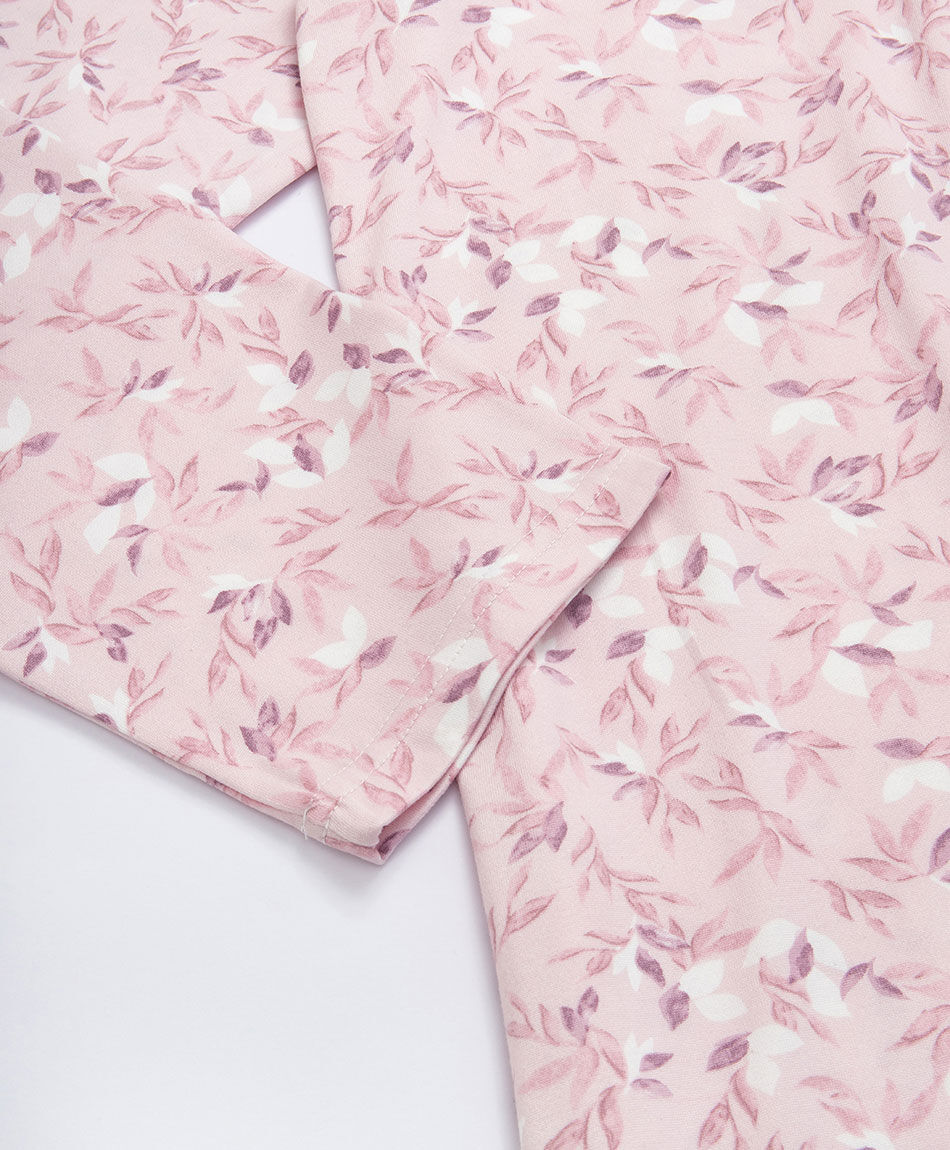 Camisa de dormir mujer floreada pink