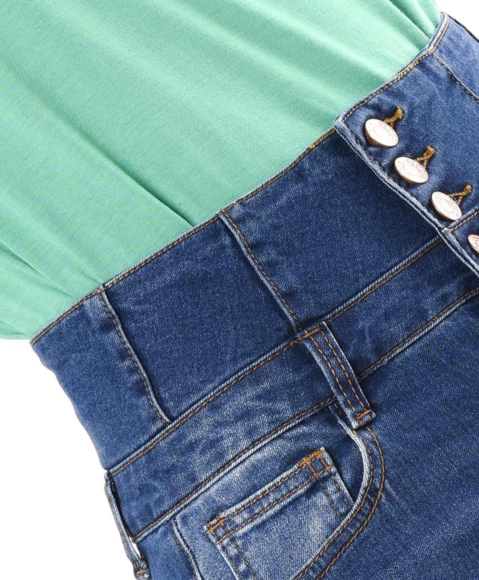 Jeans mujer pretina ancha cargo Jeans mujer pretina ancha cargo