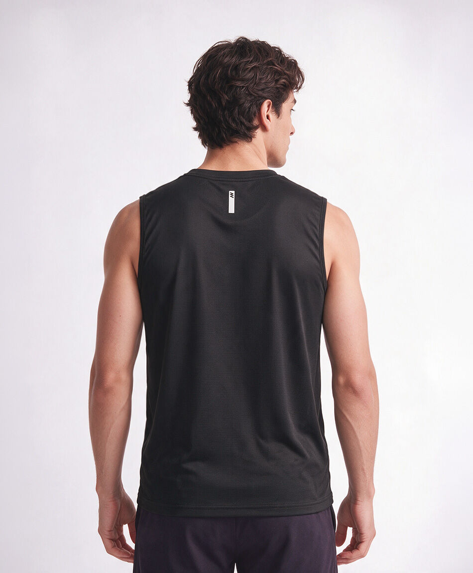 Polera deportiva hombre sin mangas