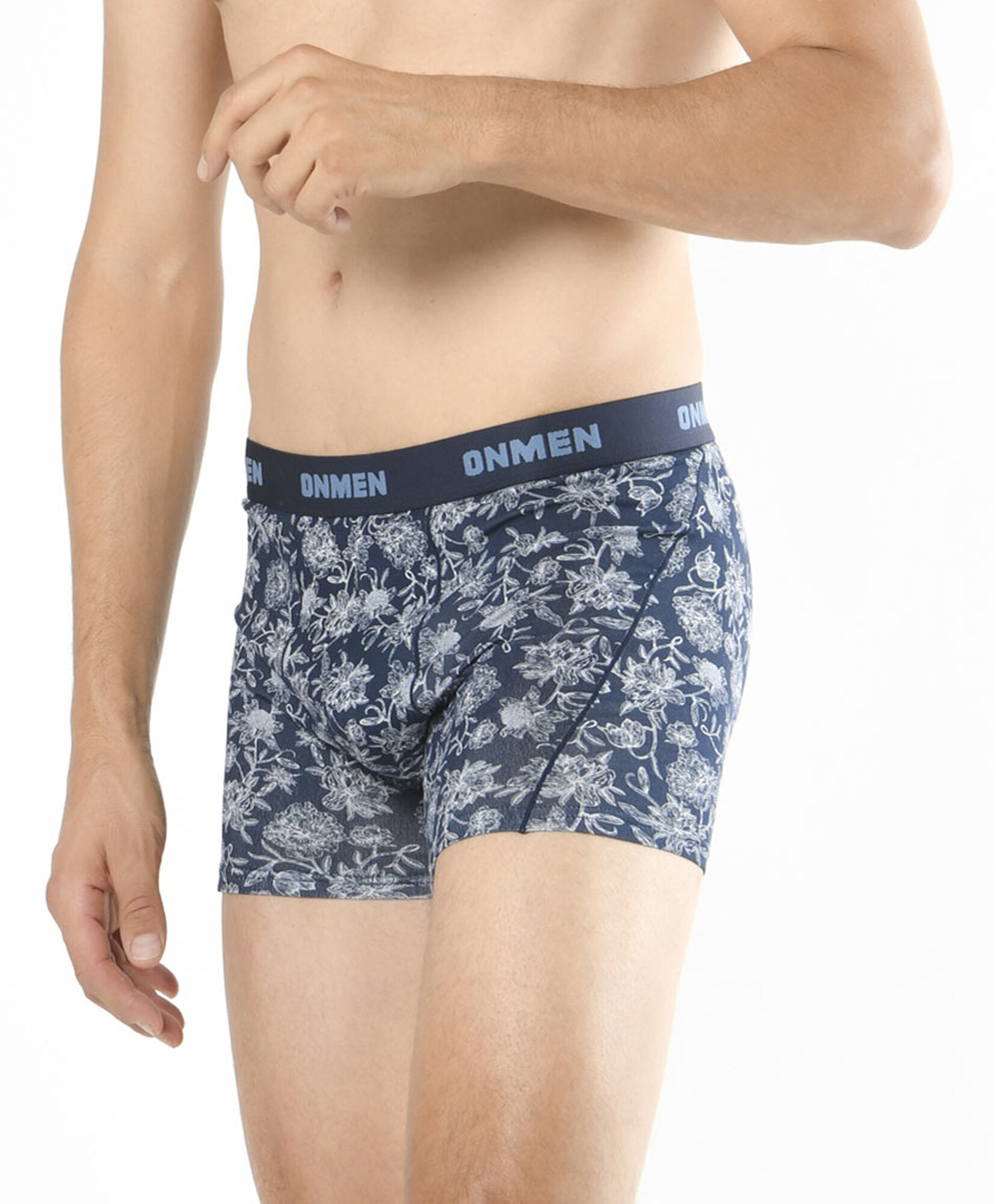 Pack 2 boxer hombre flor y líneas Pack 2 boxer hombre flor y líneas