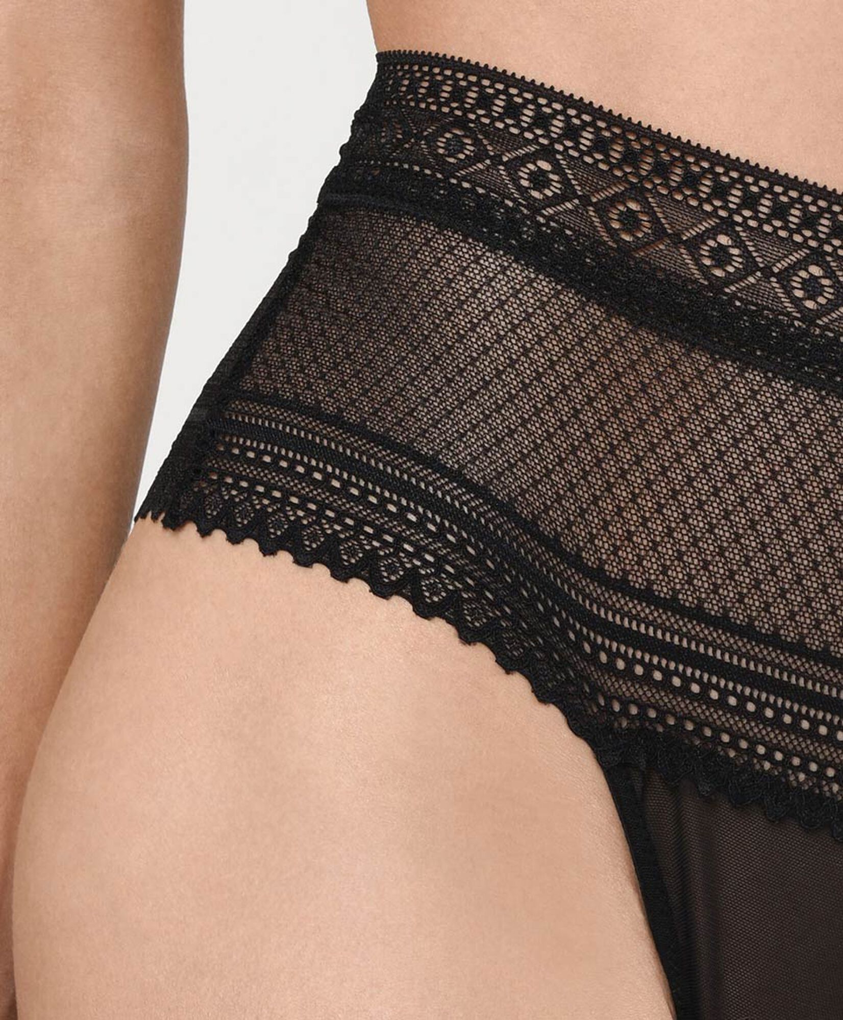 Pantaleta mujer encaje rombos 1 pieza Pantaleta mujer encaje rombos 1 pieza