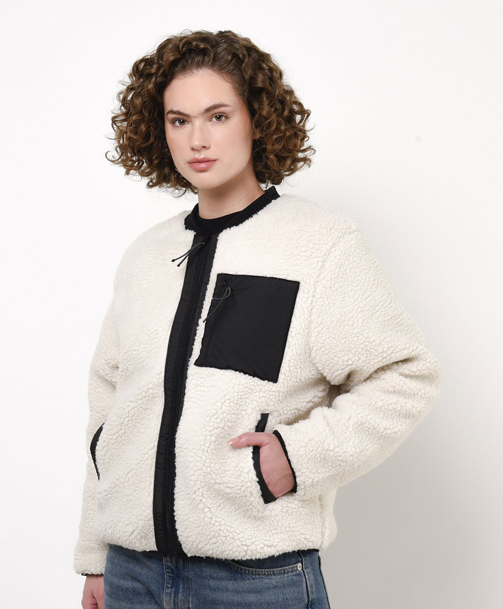 Chaqueta mujer chiporro bicolor Chaqueta mujer chiporro bicolor