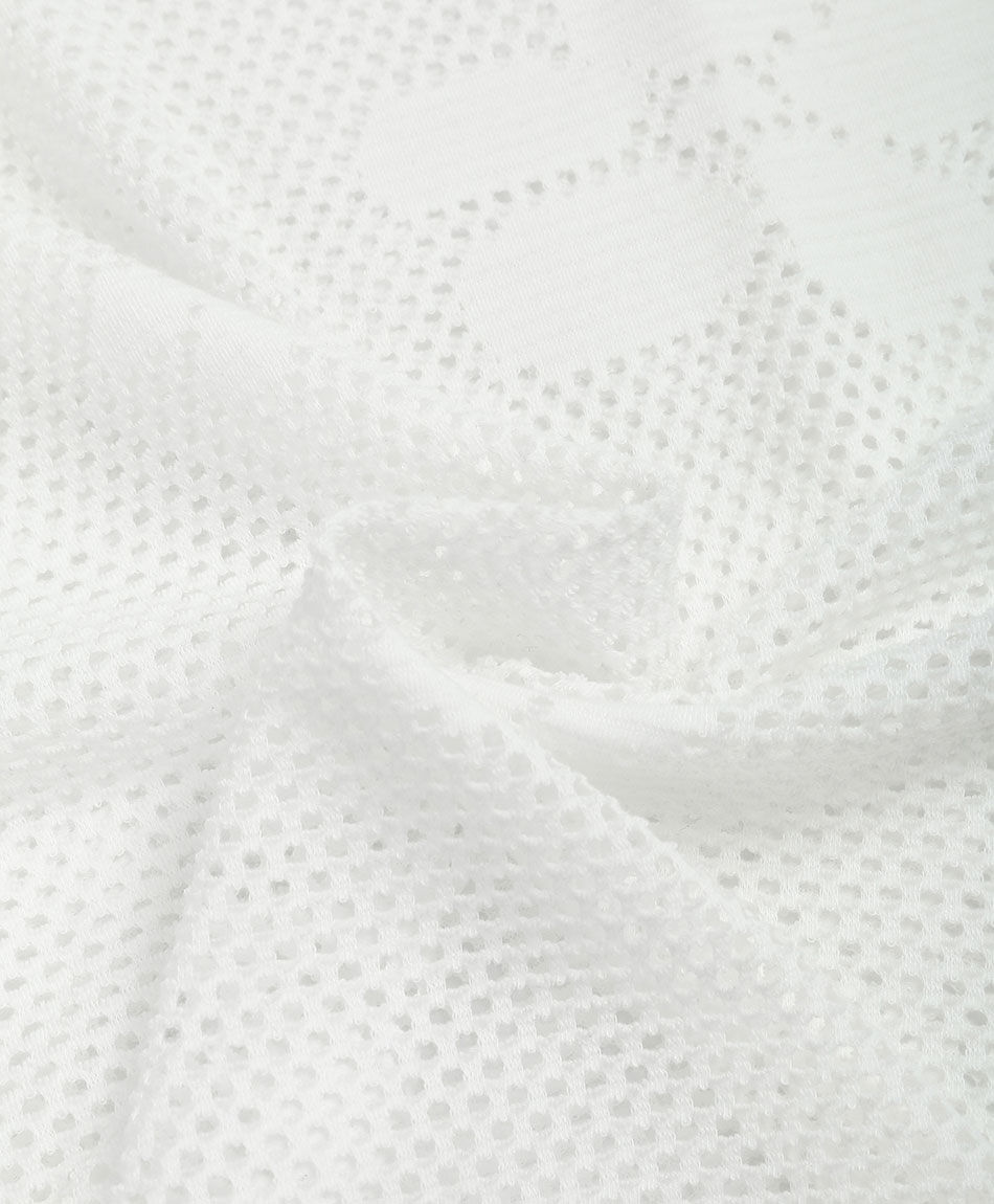 Polera ni&ntilde;a calada  flor blanca