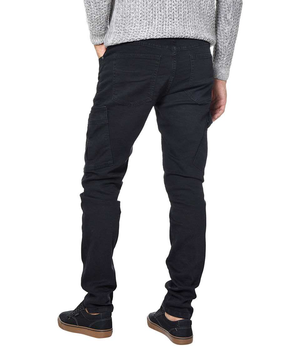 Pantalon biker cargo