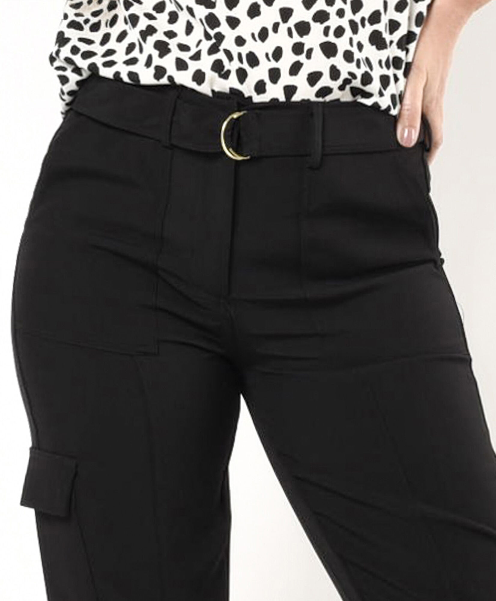 Pantalón mujer cargo cinturón Pantalón mujer cargo cinturón