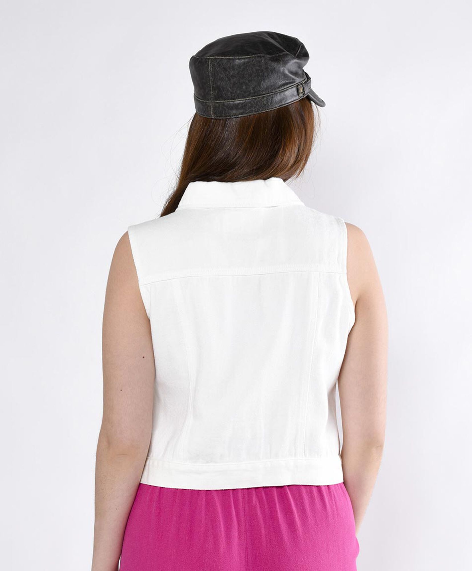 Chaqueta denim sin mangas Chaqueta denim sin mangas