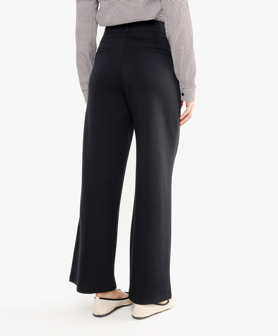 Pantal&oacute;n mujer wide leg relax black