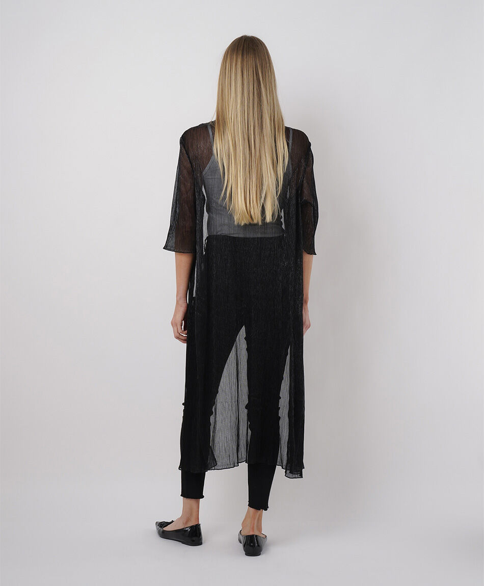 Kimono mujer negro